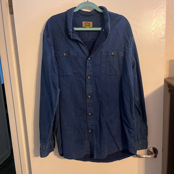 The Foundry Supply Co. Denim Buttom Down LT - Picture 1 of 3
